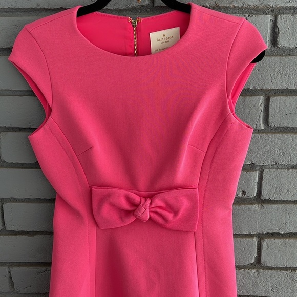 Kate Spade Jillian dress hot pink. - Picture 3 of 9